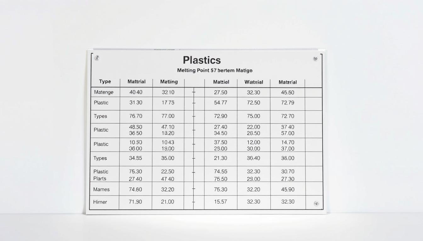melting point of plastic