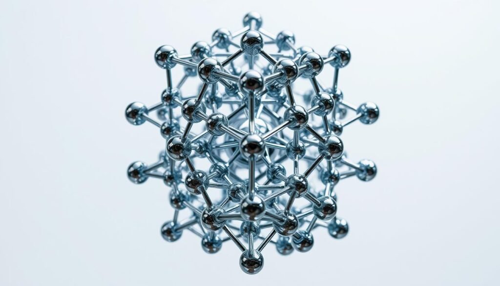 crystalline structure of iron