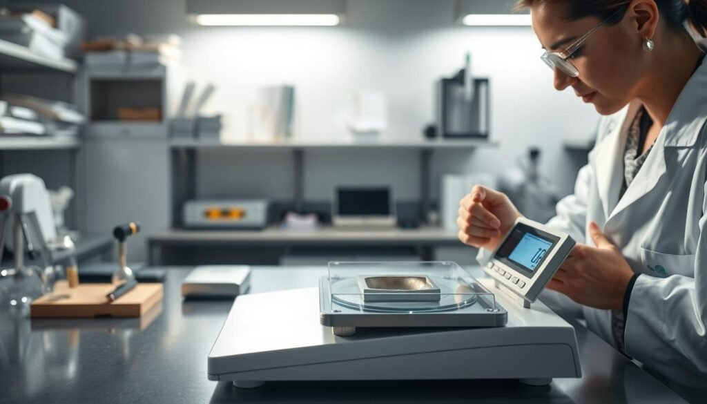 measuring titanium density